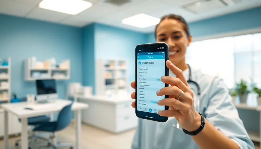 Manage prescriptions efficiently with apps for electronic prescriptions in a professional healthcare setting.